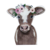 Cow in Flower Crown