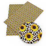 Sunflower on Cheetah Roll