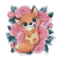 Fox in Bed of Flowers