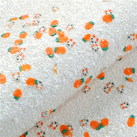 Sequins Carrots & Bunnies on Chunky White