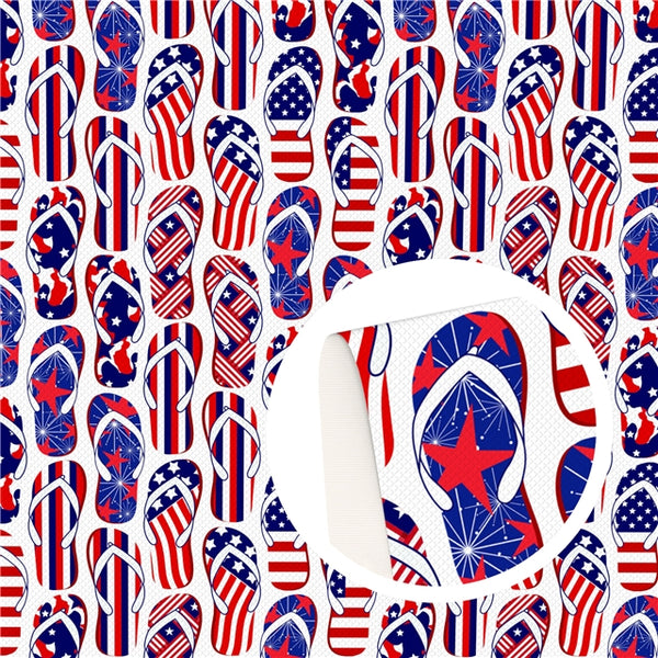 Patriotic Flip Flops