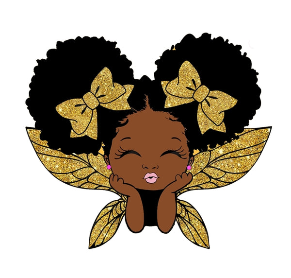 Gold Bow & Winged Princess