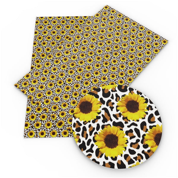 Sunflower on Cheetah (Smooth)