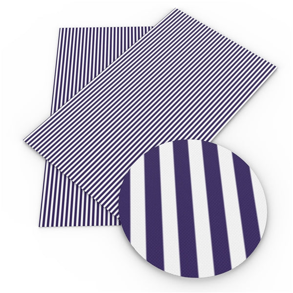 Purple & White Stripe