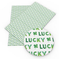 Lucky on White