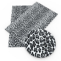Black & White Leopard Print
