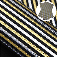 Metallic Stripes Black