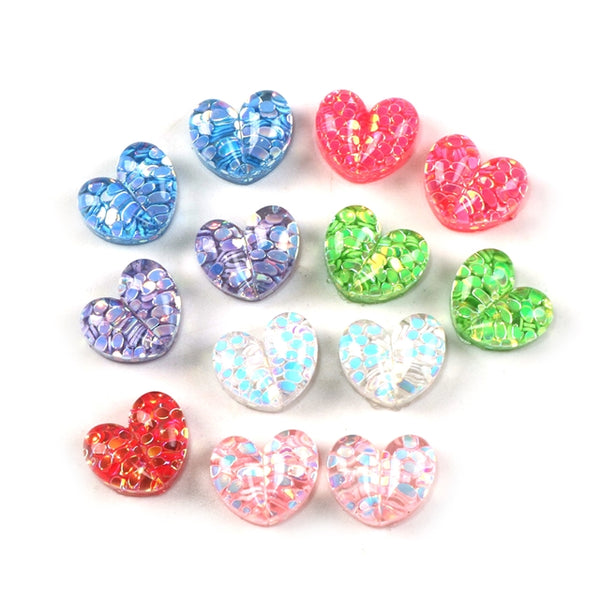 Resin Hearts (4-Pack)